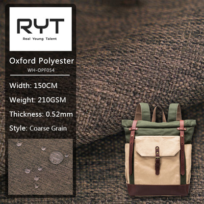 210GSM 100% Polyester Waterproof Fabric Luggage Bags Durable Material