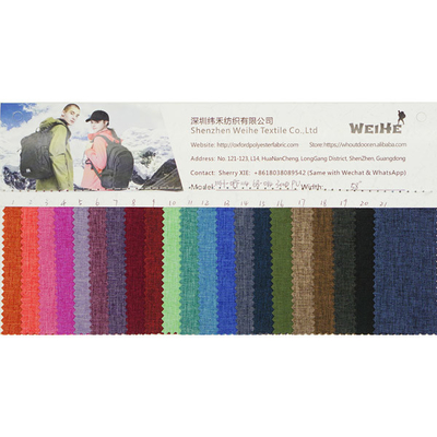 160GSM Polyester Woven Fabric , Durable Waterproof Fabric For Cases Backpack