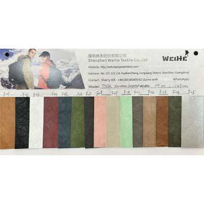 Durable Tyvek Fabric laminated with nonwoven layer providing excellent shape retention and water repellent properties for product applications