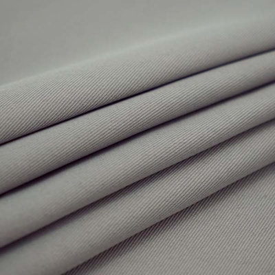 100% Polyester Twill 210D Grey Waxed Canvas Cloth Durable Waterproof