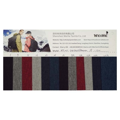 300D RPET Polyester Fabric Woven Recycled Durable Waterproof Fabric