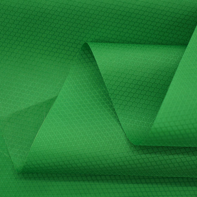 100% Polyester PU Diamond-Type Lattice Fabric Durable Material For Backpack And Other Item