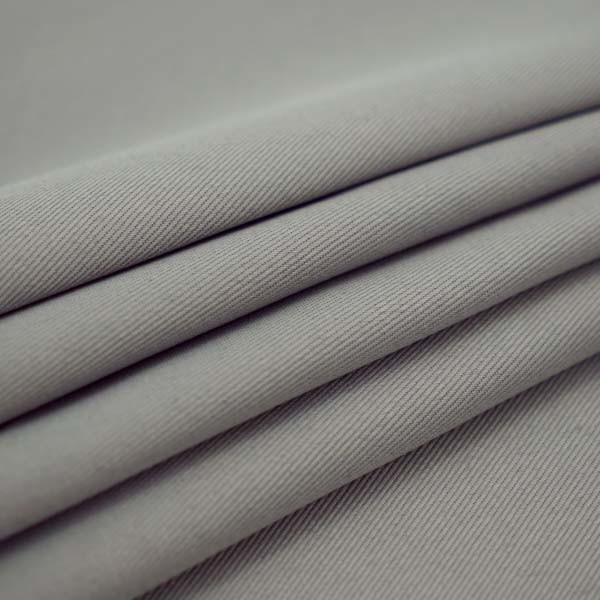 100% Polyester Twill 210D Grey Waxed Canvas Cloth Durable Waterproof